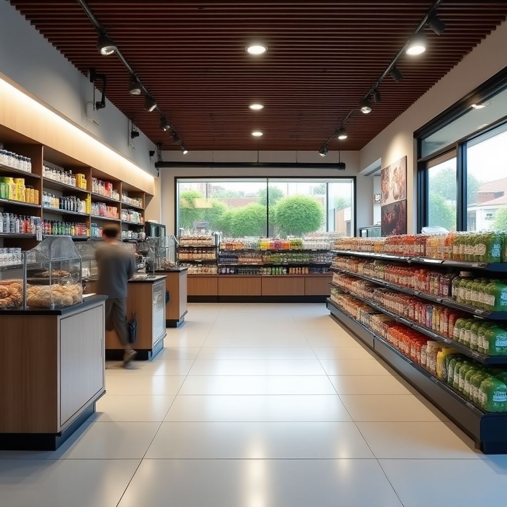 Tienda de conveniencia en estación