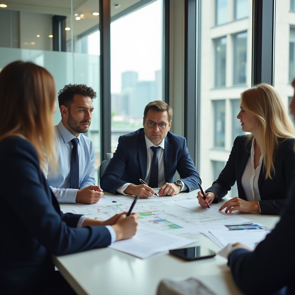 Reunión de asesoramiento con cliente