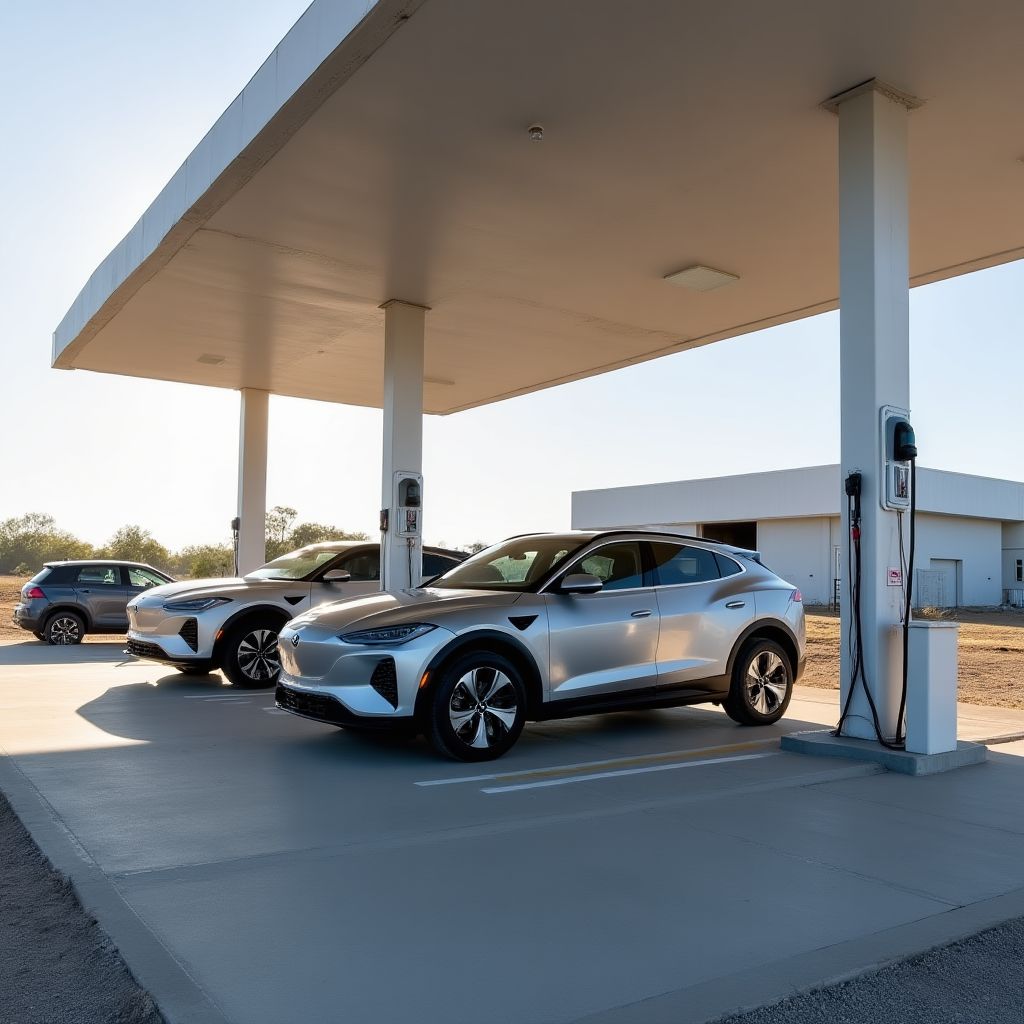 Punto de carga para vehículos eléctricos